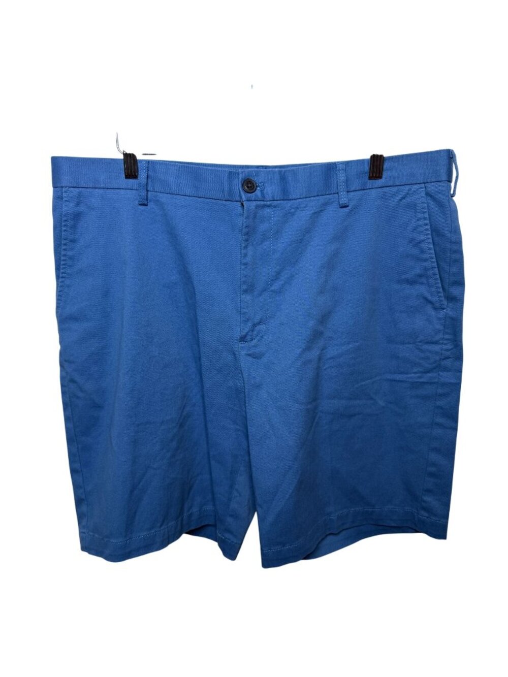 IZOD Men Chino Shorts Size 36 Blue Stretch Cotton Casual
